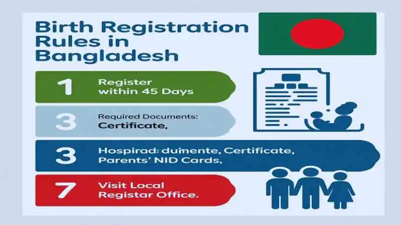 শিশুর জন্ম নিবন্ধন সংক্রান্ত প্রশ্নোত্তর ও সাধারণ জিজ্ঞাসা সমাধান