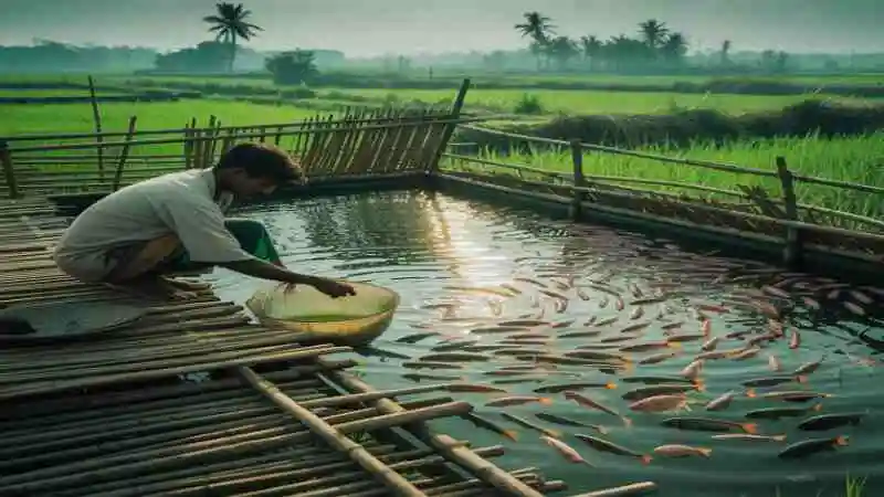 মাছ চাষে সাধারণ সমস্যা ও সমাধান বিষয়ক চিত্র