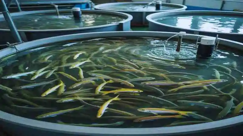 মাছের পোনা উৎপাদন পদ্ধতি দেখানো ছবি