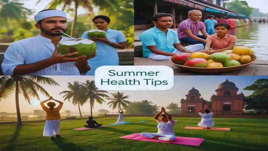 গরমে সুস্থ থাকার উপায় ও শরীর ঠান্ডা রাখার স্বাস্থ্যকর টিপস