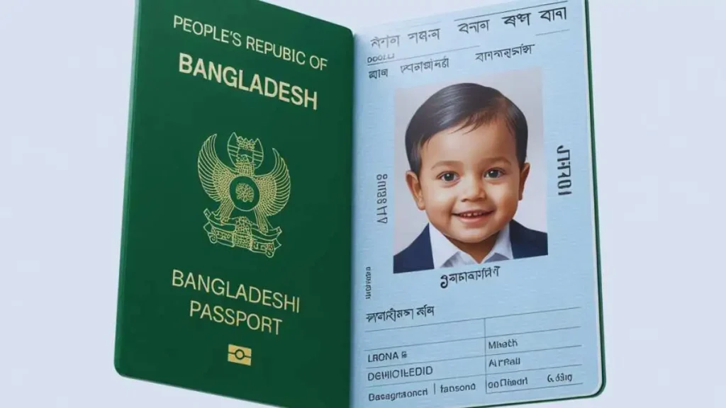 শিশুদের পাসপোর্ট করার নিয়ম অনুযায়ী আবেদন প্রক্রিয়ার ধাপসমূহ