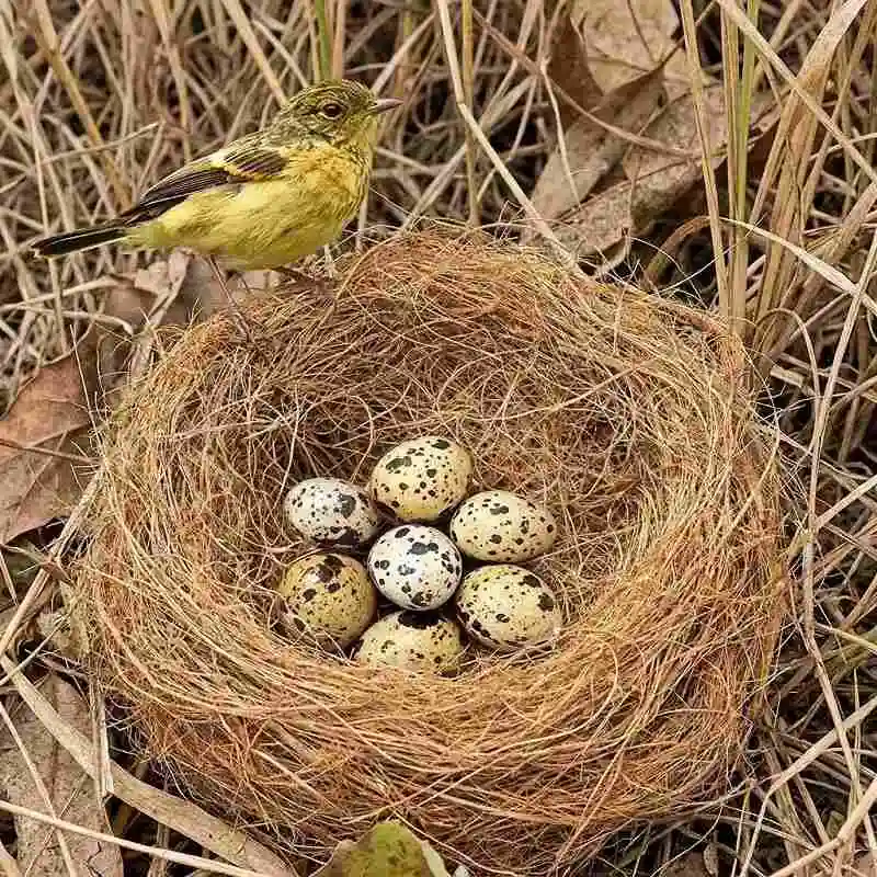 Bird Nesting Material প্রাকৃতিক কোকোনাট ফাইবার পাখির বাসা তৈরির উপকরণ 500gm