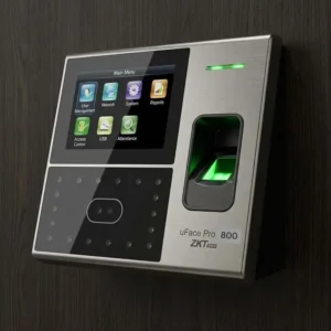 ZKTeco uFace 800 Time Attendance ফেস ও ফিঙ্গারপ্রিন্ট বায়োমেট্রিক অ্যাটেনডেন্স সিস্টেম