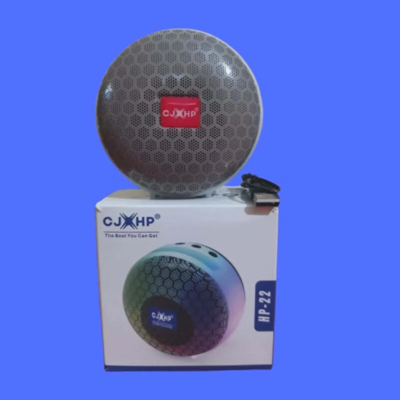 HP-22 Wireless RGB Speaker এর আকর্ষণীয় LED লাইটসহ পোর্টেবল ব্লুটুথ স্পিকার