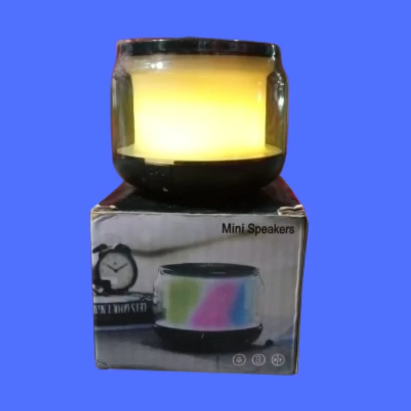 Mini Bluetooth RGB Speaker এর রঙিন লাইটসহ পোর্টেবল ওয়্যারলেস স্পিকার