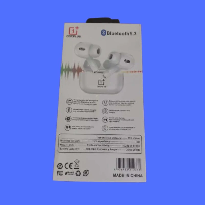 OnePlus Bluetooth 5.3 Wireless Earbuds উন্নত ANC সহ ওয়্যারলেস ইয়ারবাড
