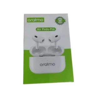 Oraimo AirPods Pro Wireless Earbuds সাদা রঙের ব্লুটুথ ইয়ারবাড চার্জিং কেসসহ