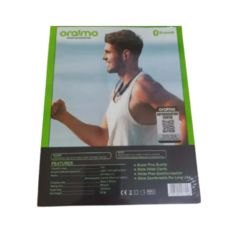 Oraimo Buds Wireless 3 Neo Bluetooth Neckband ম্যাগনেটিক ব্লুটুথ ইয়ারফোন