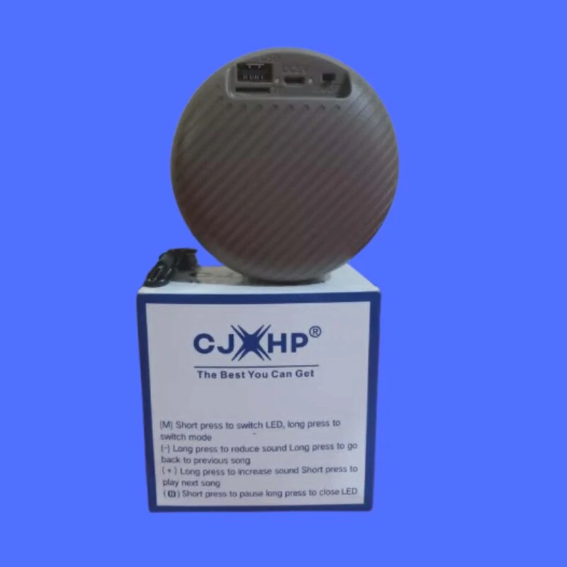 Rechargeable Bluetooth Speaker এর RGB লাইটসহ পোর্টেবল ওয়্যারলেস সাউন্ড বক্স