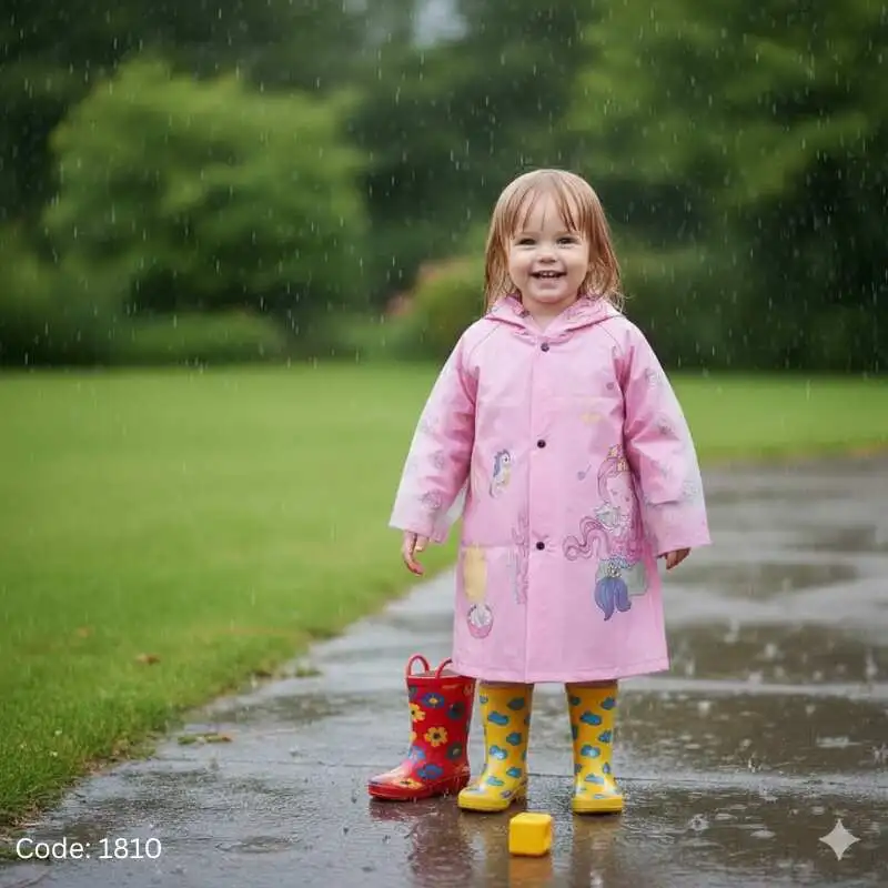 Rain Coat – জলরোধী ও টেকসই রেইন কোট, বৃষ্টির দিনে শরীরকে শুকনো ও সুরক্ষিত রাখার জন্য উপযোগী।