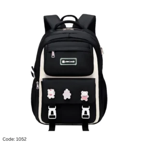 School Bag – টেকসই ও আরামদায়ক স্কুল ব্যাগ, বই, খাতা ও শিক্ষাসামগ্রী বহনের জন্য উপযোগী।