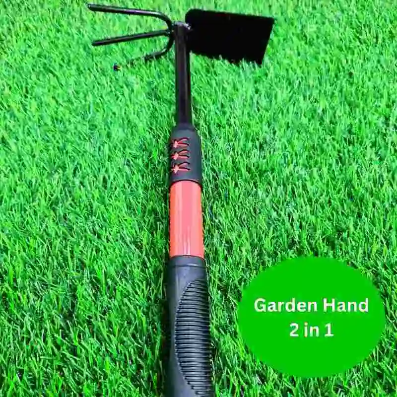 Garden Hand 2 in 1 বাগানের মাটি নিড়ানি ও আগাছা পরিষ্কারের হ্যান্ড টুল