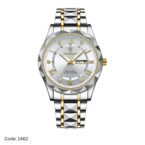 POEDAGAR Stainless Steel Watch – প্রিমিয়াম স্টেইনলেস স্টিলের স্টাইলিশ রিস্টওয়াচ, দৈনন্দিন ব্যবহার ও ফরমাল লুকের জন্য উপযোগী।