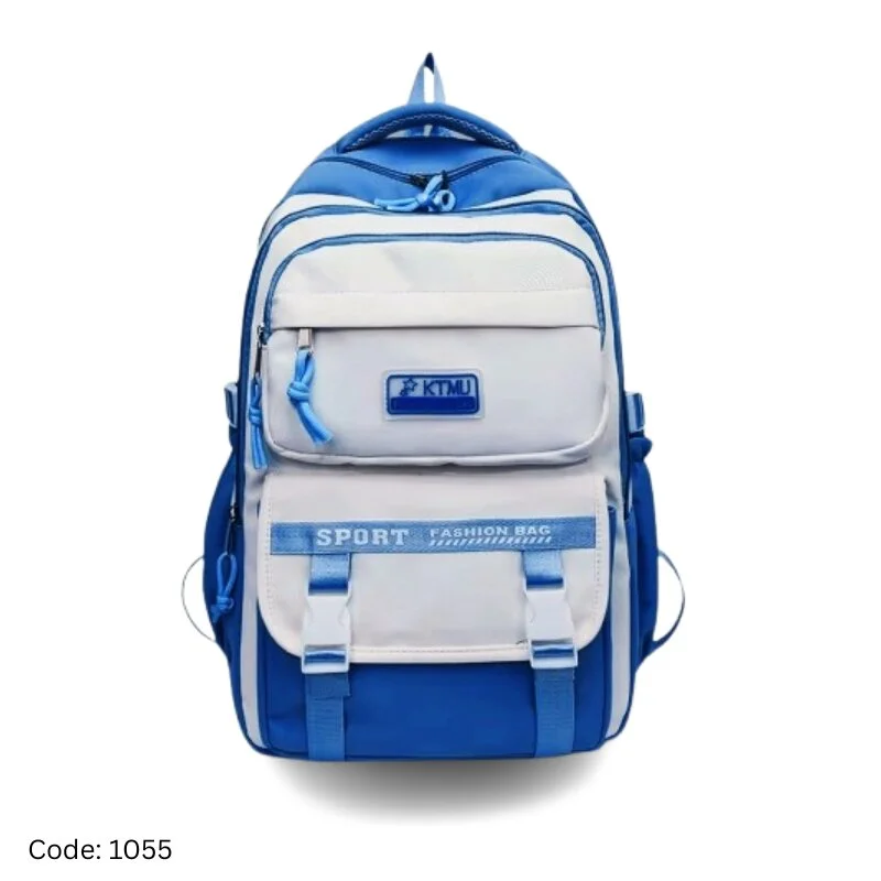 Style School Bag – স্টাইলিশ ও টেকসই স্কুল ব্যাগ, শিক্ষার্থীদের দৈনন্দিন ব্যবহার ও বই বহনের জন্য উপযোগী।