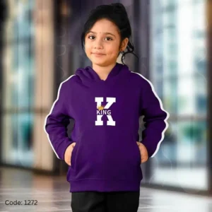 Baby Hoodies Purple – আকর্ষণীয় পার্পল রঙের বেবি হুডি, শিশুদের জন্য নরম, উষ্ণ ও আরামদায়ক শীতকালীন পোশাক।