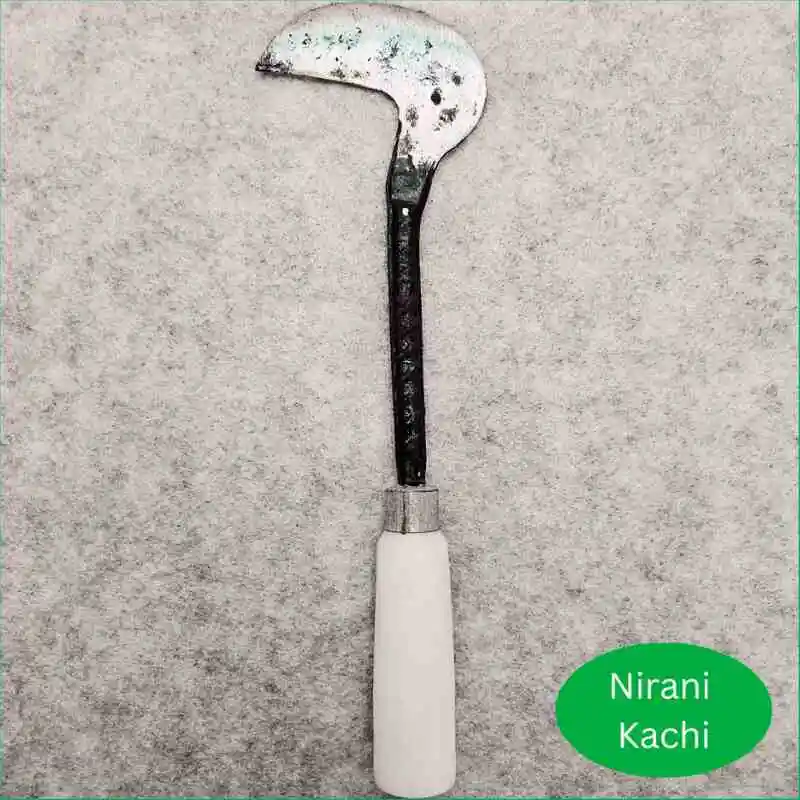 Weeding Sickle শক্তিশালী লোহার আগাছা পরিষ্কার কাস্তে কৃষি ও বাগান পরিচর্যার জন্য