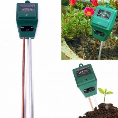 3 in 1 Soil Meter – অ্যানালগ সয়েল টেস্টিং মিটার, যা মাটির pH, আর্দ্রতা (Moisture) এবং আলোর তীব্রতা (Light) পরিমাপ করে।