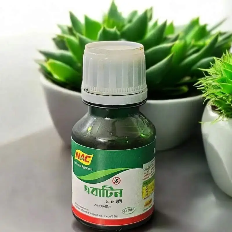 Abatin 1.8 EC এবামেকটিন সমৃদ্ধ কীটনাশক ও মাকড়নাশক, যা লাল মাকড়, লিফ মাইনার, জ্যাসিড ও অন্যান্য ক্ষতিকর পোকা দমনে বিভিন্ন ফসলে কার্যকর।
