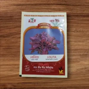 Amaranth Seed (Lolita / Green Leaf GhritoKanchan) উন্নতমানের নটে শাকের বীজ (সবুজ ও লাল শাক), যা উচ্চ ফলনশীল এবং টব, ছাদ বাগান ও খোলা জমিতে চাষের জন্য উপযোগী।