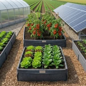 Geo Fabric Grow Bed – ছাদ বাগান, সবজি ও ফল চাষের জন্য টেকসই ও পরিবেশবান্ধব জিও ফ্যাব্রিক গ্রো বেড।