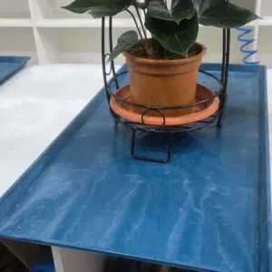 Plastic Tray For Indoor Plant ইনডোর গাছ, টব ও ১–৪ গ্যালন জিও ব্যাগের জন্য টেকসই প্লাস্টিক ট্রে, যা অতিরিক্ত পানি সংগ্রহ করে।
