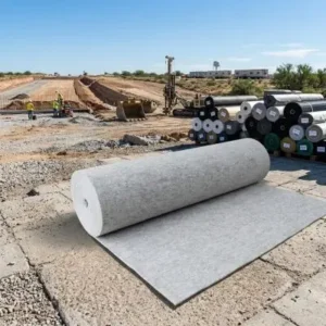 Polyester Geotextile Sheet (PSF) – সিভিল ইঞ্জিনিয়ারিং, ড্রেনেজ ও মাটি ক্ষয়রোধে ব্যবহৃত টেকসই নন-ওভেন জিও শিট।