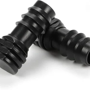 End Plug For 16mm Drip Tube – ১৬ মিমি ড্রিপ পাইপের শেষ প্রান্ত বন্ধ করার লিক-প্রুফ থ্রি-বার্ব এন্ড প্লাগ।